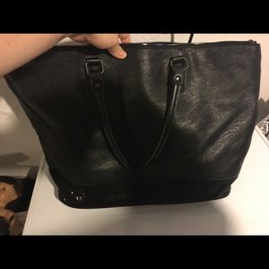 Large black tote bag from Kirna Zabete